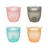 Zip Top baby snack containers stand up for easy grabbing and filling.