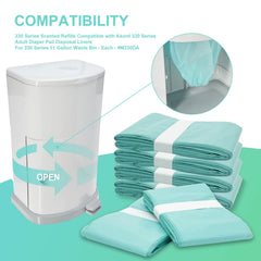 Zippland 20% thicker plastic provides tear resistance and odor containment