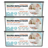 Zippland Easy Roll refill bag with 7-layer odor lock for fresher nursery