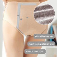 ZJHTK women's underwear back view, extended hip coverage for added support.