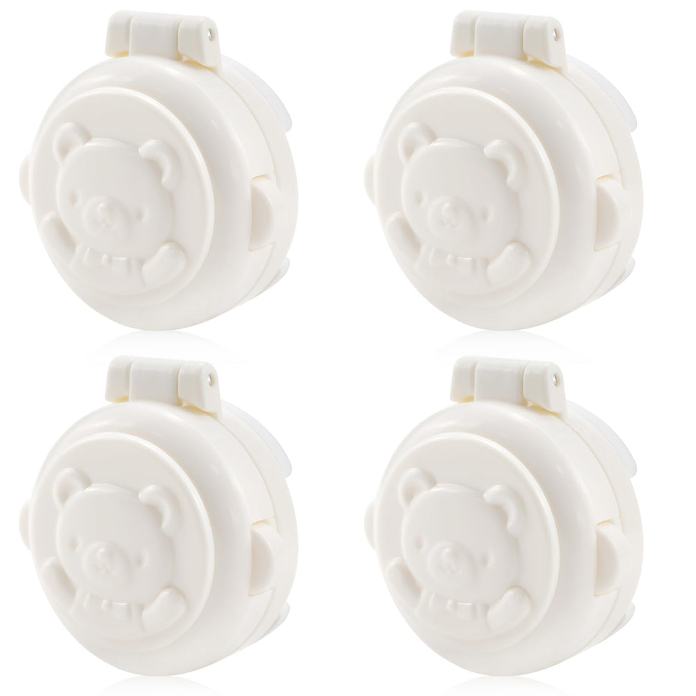 ZJIVQO 4Pcs child safety button lock protects curious kids from risky controls