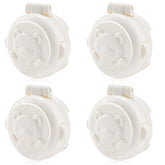 ZJIVQO 4Pcs child safety button lock protects curious kids from risky controls