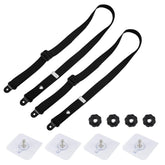 ZJIVQO TV safety straps no-drill adhesive secure wall-mounted TVs.