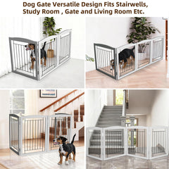 ZJSF three-panel hinges enable flexible configurations for the gate.