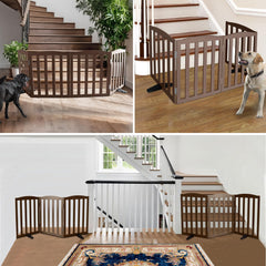 ZJSF six-panel design provides flexible room boundaries for pets.
