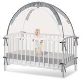 Zkaitoy crib tent pop-up design enables fast, secure setup for hassle-free nap time.