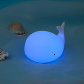 ZKLiLi whale night light with color-changing mode for cozy kids' space.