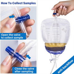ZLQHHYL urinary bag 48 inch tube enables flexible positioning