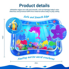 ZMLM Inflatable ring provides stable edge for baby exploration