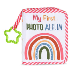 ZOIIWA Baby First Family Album cover with rainbow design for engaging memories