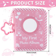 ZOIIWA Baby's First Family Album holds up to 17 sheets of 4x6 photos