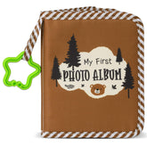 ZOIIWA Baby's First Family Album cover with forest brown bear design for memories