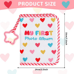 ZOIIWA soft-touch memory book close-up, highlighting skin-friendly fabric for baby photos.
