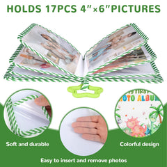 ZOIIWA album dimensions 7.1x5.5 inches, soft-touch material gentle on baby's skin