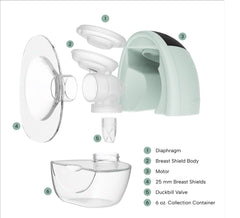 Zomee Fit cordless design enables portable pumping away from home.