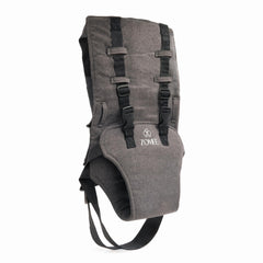 Zomee travel highchair compact fold for easy packing on trips and dining out.
