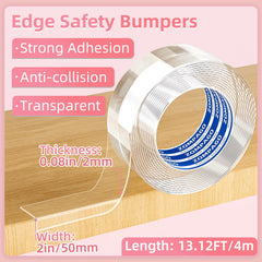 ZOMPAGO protector in action showing strong adhesion for easy installation on edges