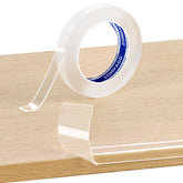 ZOMPAGO clear soft corner protectors on a table corner showing discreet safety cushion