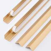 Zonon aluminum corner guards pack offers durable wall protection with a stylish gold finish.