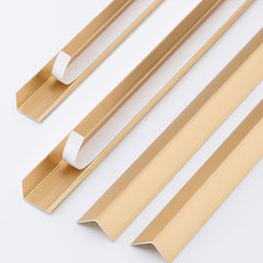 Zonon aluminum corner guards pack offers durable wall protection with a stylish gold finish.