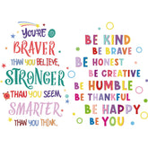 Zonon colorful wall decals with inspirational quotes brighten nursery decor and motivation.