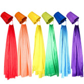 Zonon rainbow curtains 29.5x39.4 inches softly filter daylight for classrooms.