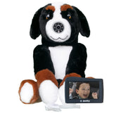 zooby Car Baby Monitor plush in car offers soothing companionship during rides.