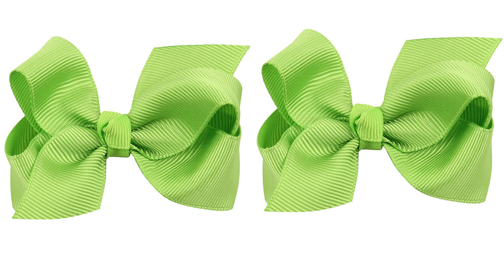 ZOONAI 3-inch baby girl bow close-up for photos and daily wear.