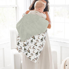 ZoUbqchY double-layer dotted backing showcases soothing, breathable design