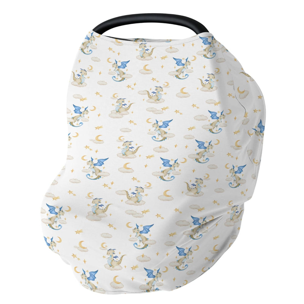 ZoUbqchY fantasy dragon car seat cover shields baby from sun and curious eyes.