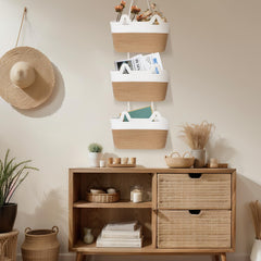 Zopeal cotton rope diaper caddy soft and durable for nursery organization