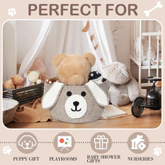 Zopeal multi-use storage basket helps declutter with toys and books.