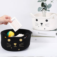 Zopeal small storage basket fits toys and cosmetics