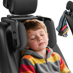 Zorunowa car headrest pillow demonstrates 4-way adjustability for personalized support