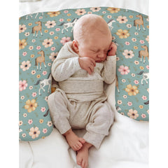 ZoUbqchY 22x18-in-u-shaped-cover fits most nursing pillows securely.