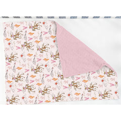 ZoUbqchY 30x40 inch blanket is ideal for crib, stroller.