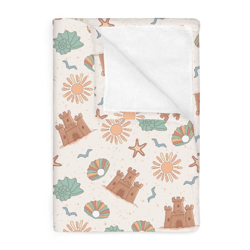 ZoUbqchY boho conch pattern baby blanket for cozy nap time.