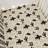 ZoUbqchY cowboy boots crib sheet adds cozy sleep ambiance.
