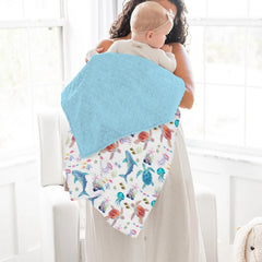 ZoUbqchY blanket coral pattern adds gender-neutral nursery charm