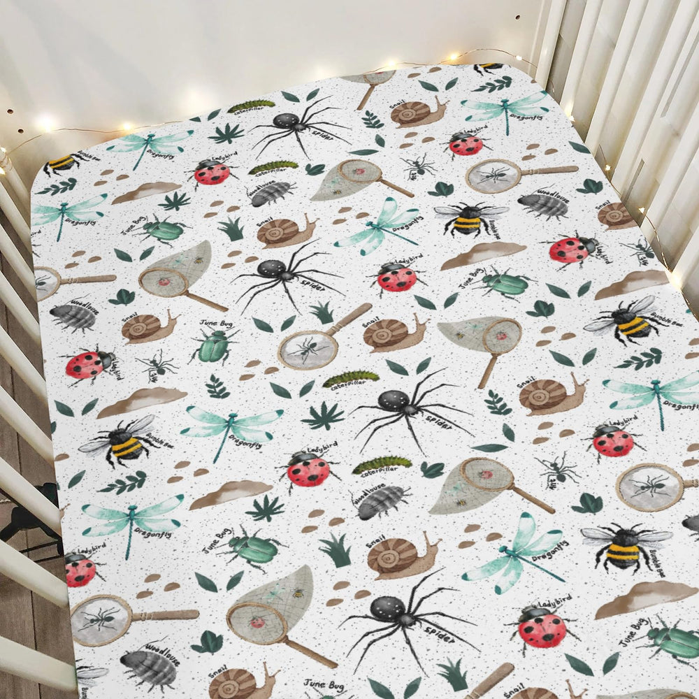ZoUbqchY Hunt crib sheets provide a soft, breathable surface for restful nights.