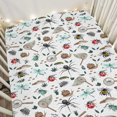 ZoUbqchY Hunt crib sheets provide a soft, breathable surface for restful nights.