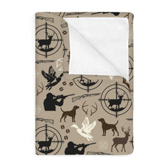ZoUbqchY hunting deer pattern baby blanket ideal for cuddling and travel