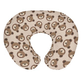 ZoUbqchY nursing pillow cover fabric close-up; soft and breathable for baby's skin.