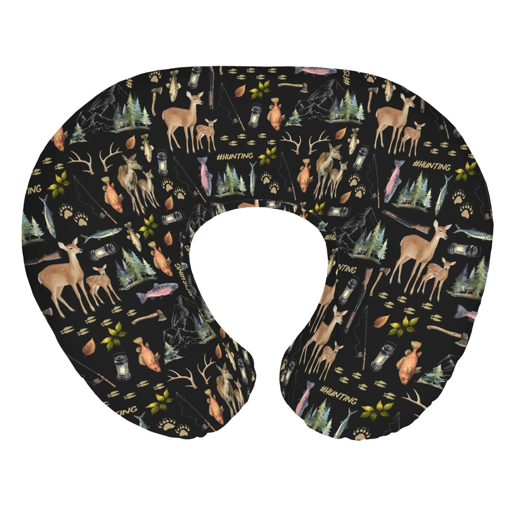 zoubqchy nursing pillow cover with gone fishing pattern adds cozy nursery charm