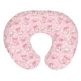 ZoUbqchY nursing pillow cover in pink floral bows cowgirl boots design, soft and breathable.