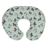ZoUbqchY retro wild horses nursing cover in soft breathable fabric for feeding
