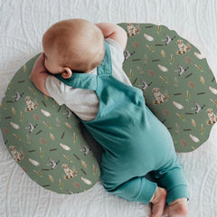 ZoUbqchY U-shaped cover fitting 22x18 inch nursing pillows