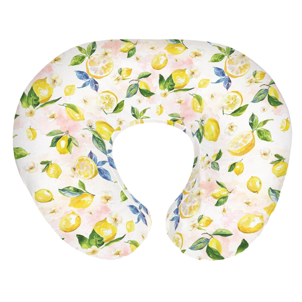 ZoUbqchY vintage lemons nursing pillow cover in 22x18 fits securely for feeding comfort