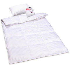 ZPECC Toddler Comforter striped design offers cozy warmth for crib naps