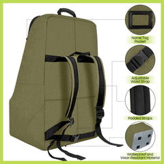 ZRRAJOY green car seat travel bag strap area, ergonomic support during transit.
